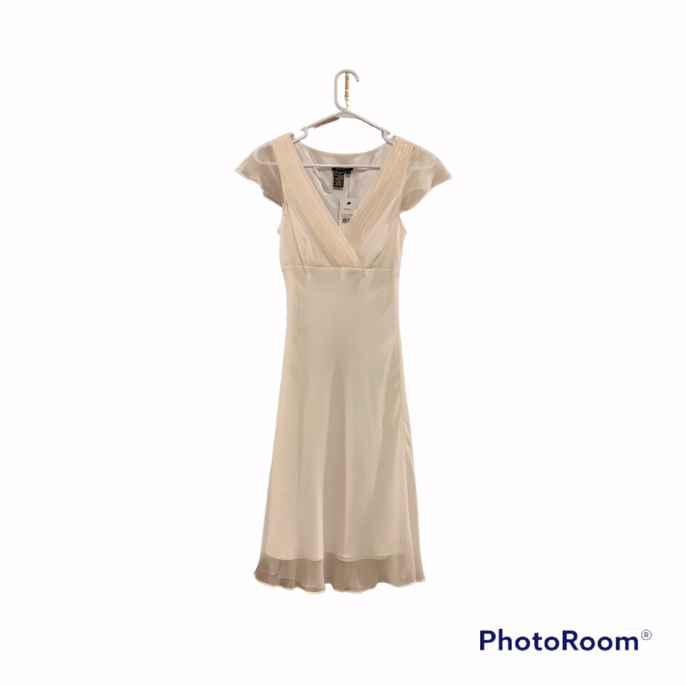 BCBG silk slip dress